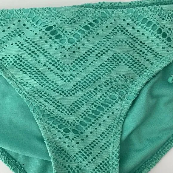 OP Seafoam Green Bikini Bottom Side Tie Large - Picture 4 of 6